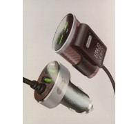 Зарядно за кола EZRA EA-27  с кабел за задните седалки и 4 USB входа