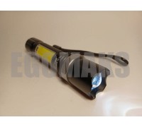 Водоустойчив метален LED фенер 2в1 с USB зареждане